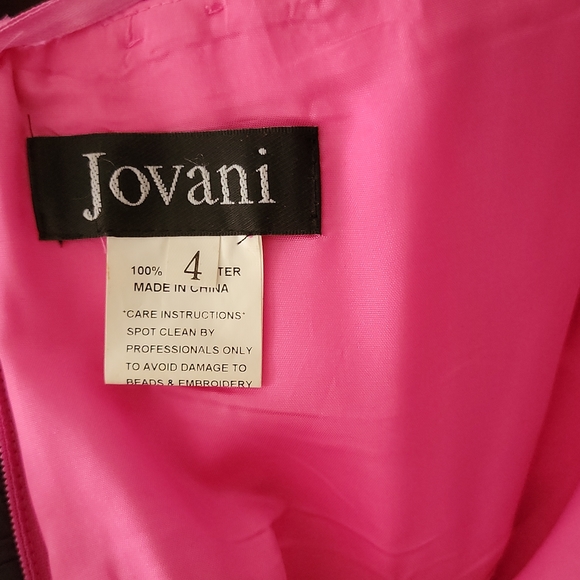 Jovani Pink Strapless Mini Dress - Picture 5 of 5